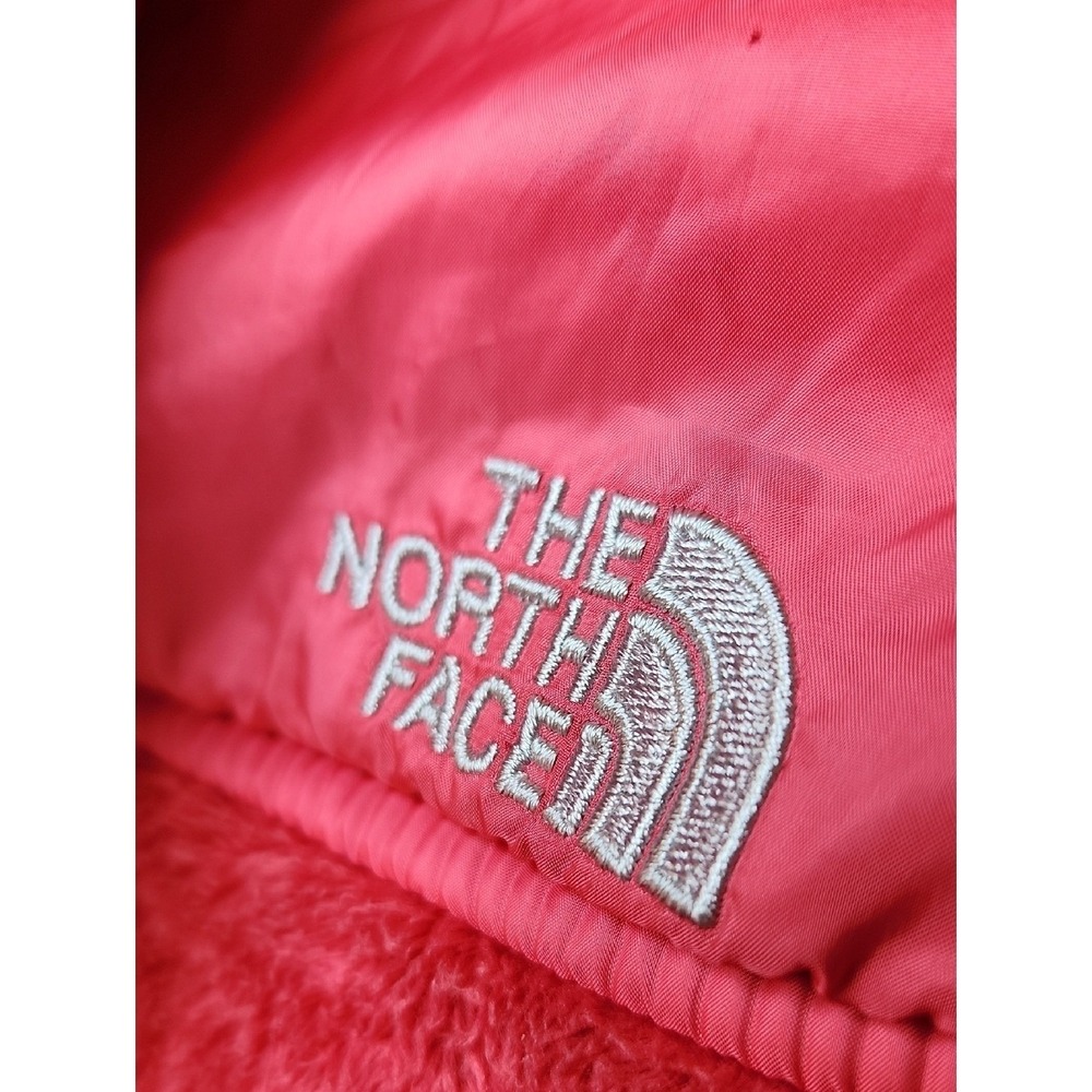 North Face Womens Osito Hooded Jacket Pink - Picture 14 of 16